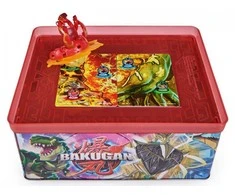 Bakugan kolekcinė dėžutė su figūrėlėmis ir kortelėmis