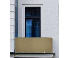 Balkono uždanga su virve, 0.8x5 m, taupe spalvos