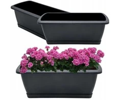 Balkono vazonas RESPANA SET, 15 cm, antracito