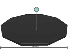 Baseino danga, 305 cm