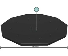Baseino danga, 305 cm