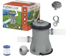 Baseino filtras su pompa 1249 l/h