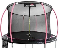Batutas Lean Sport Max, 487 cm, juodas/rožinis, 16 pėdų