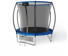 Batutas su tinklu ir kopėčiomis Fuunky PREMIUM 8FT, 244 cm, mėlynas