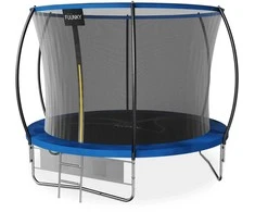 Batutas su tinklu ir kopėčiomis Fuunky PREMIUM 10FT, 305 cm, mėlynas