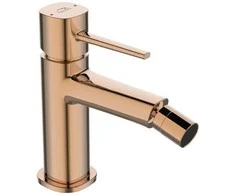 Bidė maišytuvas Laveo Pola su klik-klak, Rose Gold