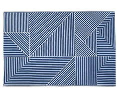 Blue Lauko terasos kilimas Linear Mėlyna, 120x180 cm