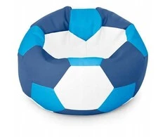 Blue Sėdmaišis-pufas vaikams Ball XXL (40 cm), Mėlyna/Baltas