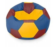 Blue Sėdmaišis-pufas vaikams Ball XXL (40 cm), Geltona/Raudona/Mėlyna