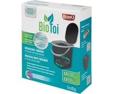 BranQ BioToi preparatas turistiniams tualetams, 5 x 25 g