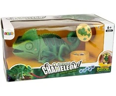 Chameleonas su nuotolinio valdymo pultu, žalias