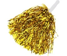 Cheerleading šokėjų blizgūs pomponai, 2 vnt.