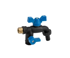 Čiaupas 1/2'' Bradas Juodas RAVEN NYLON / BRASS su 2x3/4'' išor.sr.