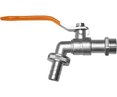 Čiaupas 1/2" išor.sr. su jungtim 1/2" žarnai Bradas