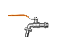 Čiaupas 3/4" išor.sr. su jungtim 1/2" žarnai Bradas
