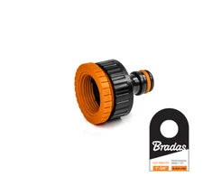 Čiaupo jungtis 1" / 3/4" Bradas Juodas LINE
