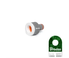 Čiaupo jungtis 3/4" - 1/2" Bradas Baltas LINE
