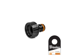 Čiaupo jungtis 3/4" Bradas Juodas LINE