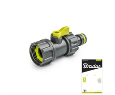 Čiaupo jungtis 3/4 su vožtuvu Bradas LIME LINE