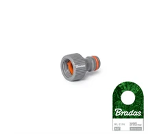 Čiaupo jungtis su vidiniu sriegiu 1/2" Bradas Baltas LINE