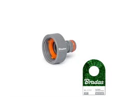 Čiaupo jungtis su vidiniu sriegiu 1" Bradas Baltas LINE