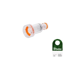Čiaupo jungtis su vidiniu sriegiu 3/4" su filtru Bradas Baltas LINE