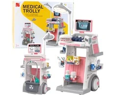 Daktaro – odontologo rinkinys su medicininiu vežimėliu vaikams