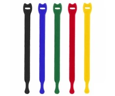 Daugiafunkciniai Velcro tvirtinimo dirželiai Bradas TR, 12 x 200 mm, 10 vnt, multicolour