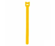 Daugiafunkciniai Velcro tvirtinimo dirželiai Bradas TC, 12 x 200 mm, 10 vnt, yellow