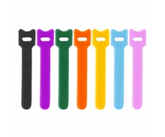Daugiafunkciniai Velcro tvirtinimo dirželiai Bradas TC, 10 x 100 mm, 20 vnt, multicolour