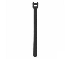 Daugiafunkciniai Velcro tvirtinimo dirželiai Bradas TC, 12 x 200 mm, 10 vnt, juodas