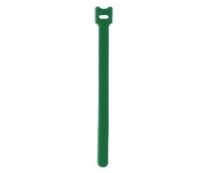Daugiafunkciniai Velcro tvirtinimo dirželiai Bradas TC, 12 x 200 mm, 10 vnt, žalias