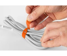 Orange Daugiafunkciniai Velcro tvirtinimo dirželiai Bradas TL, 10 x 100 mm, 10 vnt, oranžinis