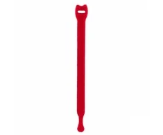 Daugiafunkciniai Velcro tvirtinimo dirželiai Bradas TR, 12 x 200 mm, 10 vnt, red
