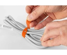Orange Daugiafunkciniai Velcro tvirtinimo dirželiai Bradas TL, 12 x 150 mm, 10 vnt, oranžinis