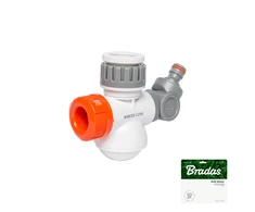 Daugiafunkcis čiaupo adapteris Bradas Baltas LINE Multi Shower