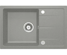 Deante granitinė virtuvinė plautuvė Deante Leda ZRD_S113, Metallic pilkas