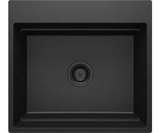 Deante granitinė virtuvinė plautuvė su magnetais Deante Magnetic ZRM_G10A, Metallic graphite