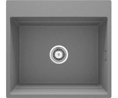 Deante granitinė virtuvinė plautuvė su magnetais Deante Magnetic ZRM_S10A, Metallic pilkas