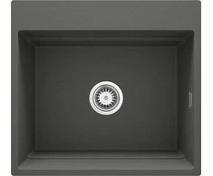 Deante granitinė virtuvinė plautuvė su magnetais Deante Magnetic ZRM_T10A, Anthracite metallic