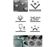 Deante granitinė virtuvinė plautuvė su magnetais Deante Magnetic ZRM_G10A, Metallic graphite