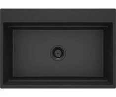 Deante granitinė virtuvinė plautuvė su magnetais Deante Magnetic ZRM_G10B, Metallic graphite