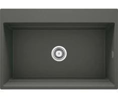Deante granitinė virtuvinė plautuvė su magnetais Deante Magnetic ZRM_T10B, Anthracite metallic