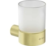 Deante stiklinė Round, Brushed auksinis