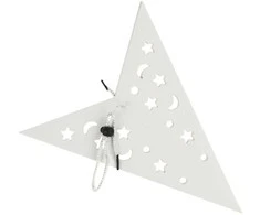 Dekoracija sulankstoma ažūrinė žvaigždė, 60 cm