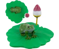 Dekoratyvinė figūrėlė varlė ant lapo