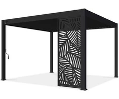 Dekoratyvinė panelė DECO 1.3 m pavėsinėms Pergola ELEGANCE/DELUXE/FUSION, Anthracite