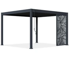 Dekoratyvinė panelė DECO 1.3 m pavėsinėms Pergola ELEGANCE/DELUXE/FUSION, Anthracite