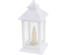 Dekoratyvinis LED žibintas, 17 cm, baltas