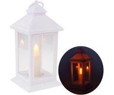 Dekoratyvinis LED žibintas, 17 cm, baltas